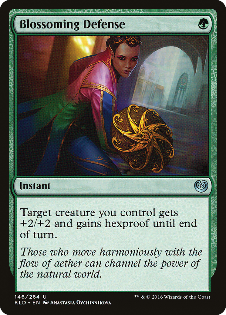 Blossoming Defense [Kaladesh]-1
