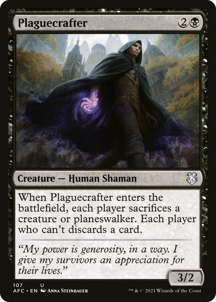 Plaguecrafter [Dungeons & Dragons: Adventures in the Forgotten Realms Commander]-1