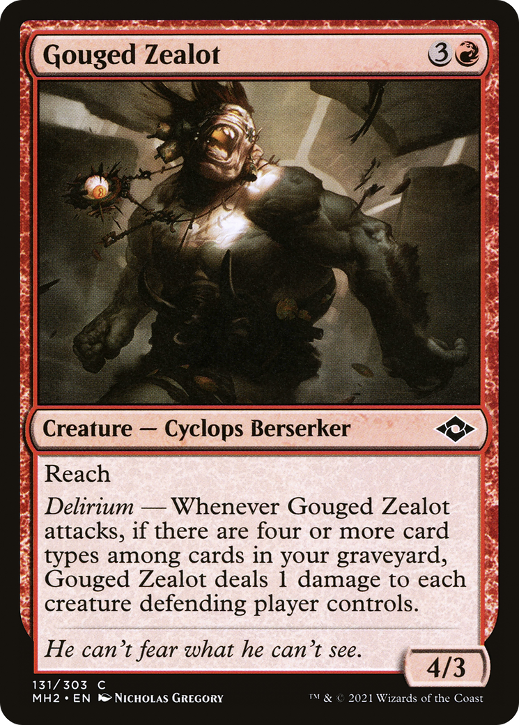 Gouged Zealot [Modern Horizons 2]-1