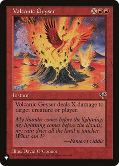 Volcanic Geyser (LIST-) - The List-1