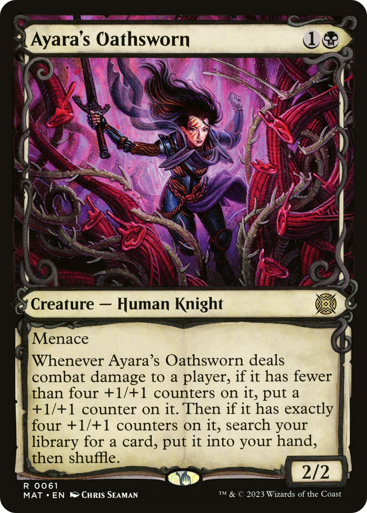 Ayara's Oathsworn (Showcase) [March of the Machine: The Aftermath]-1