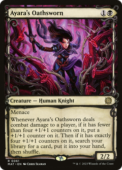 Ayara's Oathsworn (Showcase) [March of the Machine: The Aftermath]-1