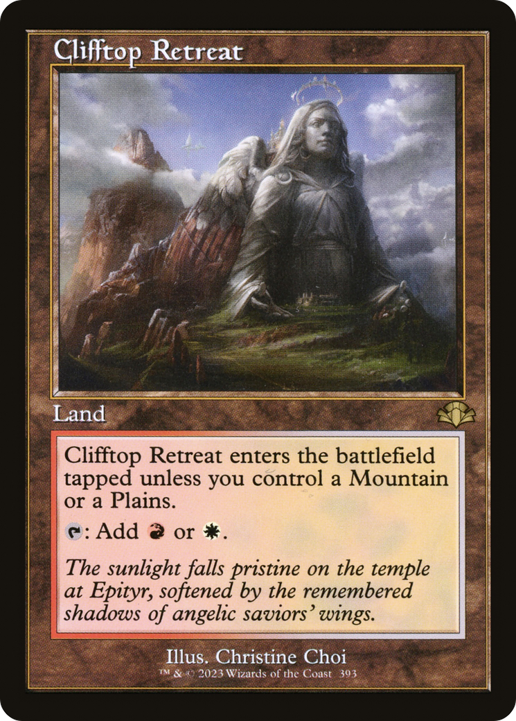 Clifftop Retreat (Retro) [Dominaria Remastered]-1