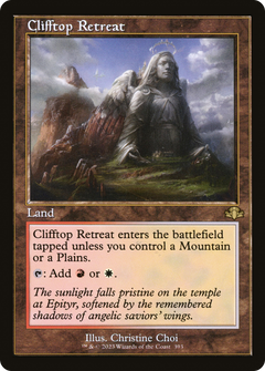 Clifftop Retreat (Retro) [Dominaria Remastered]-1