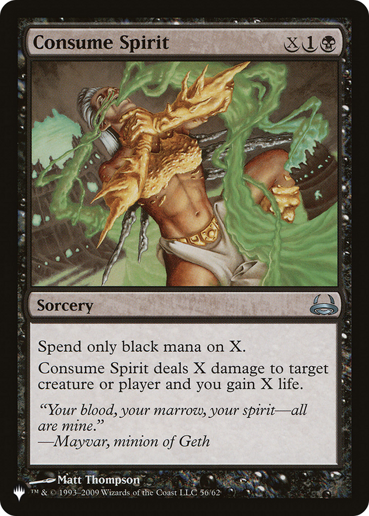 Consume Spirit [The List]-1