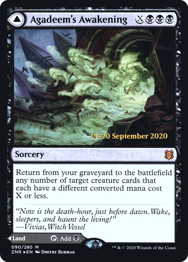 Agadeem's Awakening // Agadeem, the Undercrypt [Zendikar Rising Prerelease Promos]-3