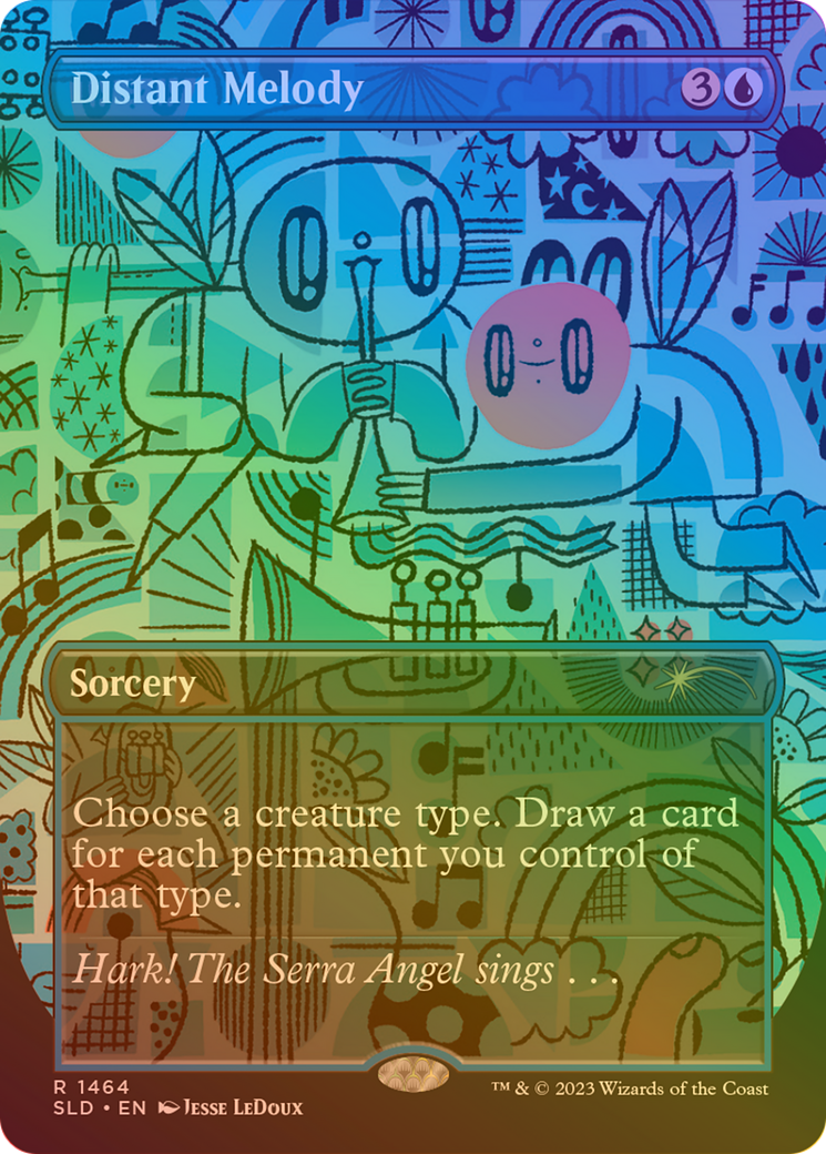 Distant Melody (Rainbow Foil) [Secret Lair Drop Series]-1