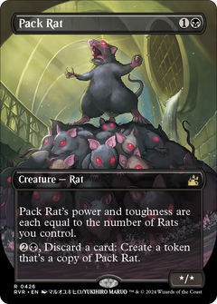 Pack Rat (Anime Borderless) [Ravnica Remastered]-1