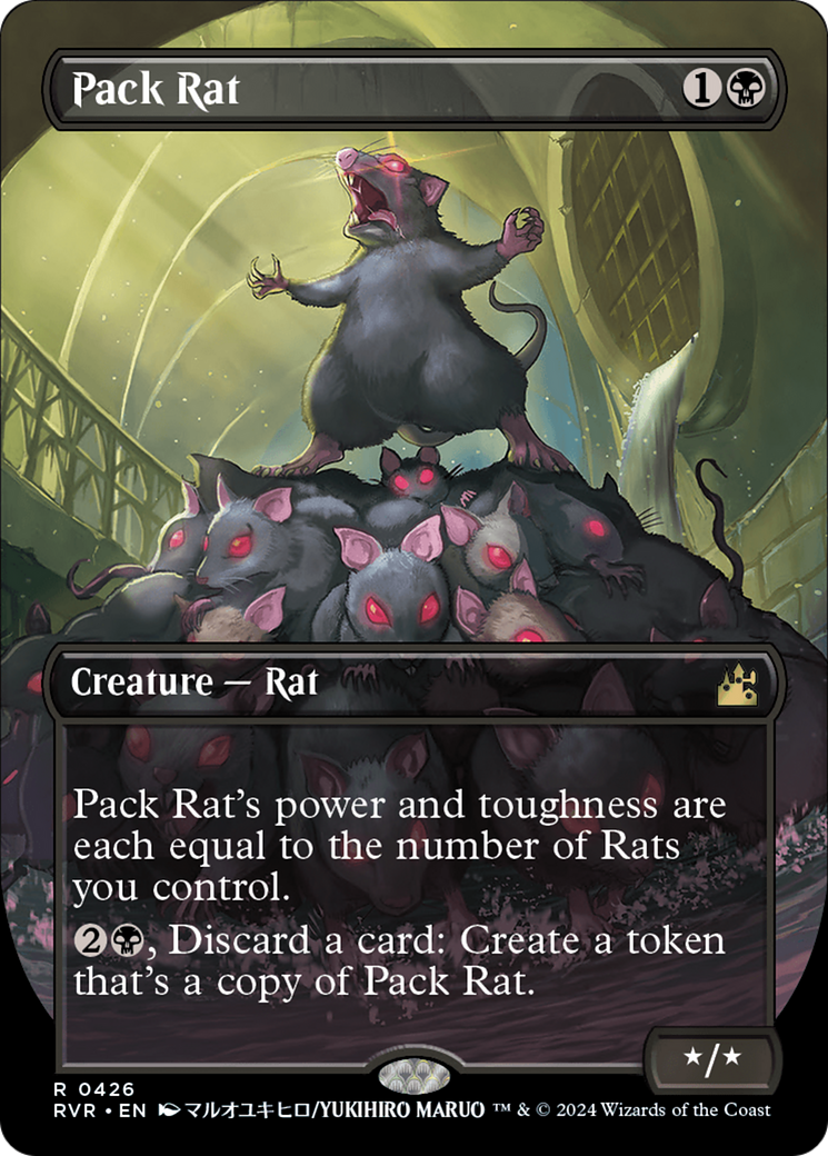 Pack Rat (Anime Borderless) [Ravnica Remastered]-1