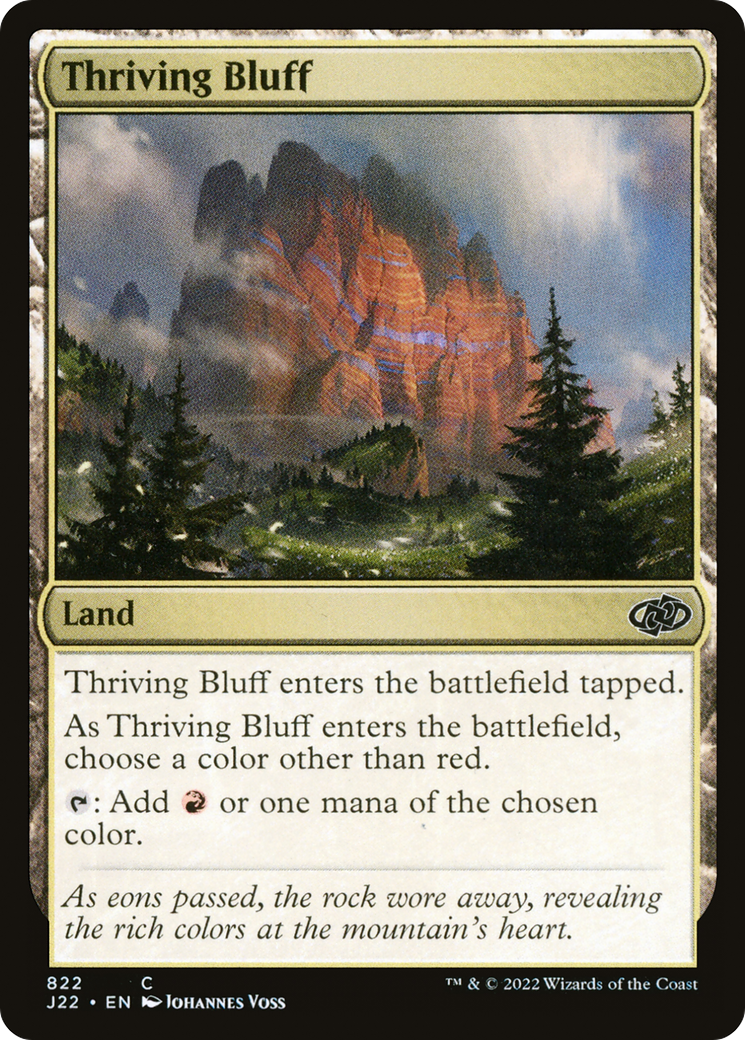 Thriving Bluff (J22-822) - Jumpstart 2022-1