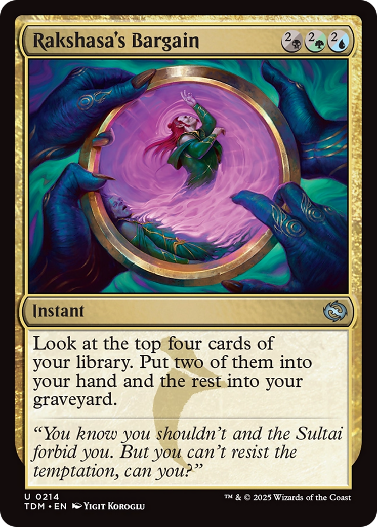 Rakshasa's Bargain [Tarkir: Dragonstorm]-1