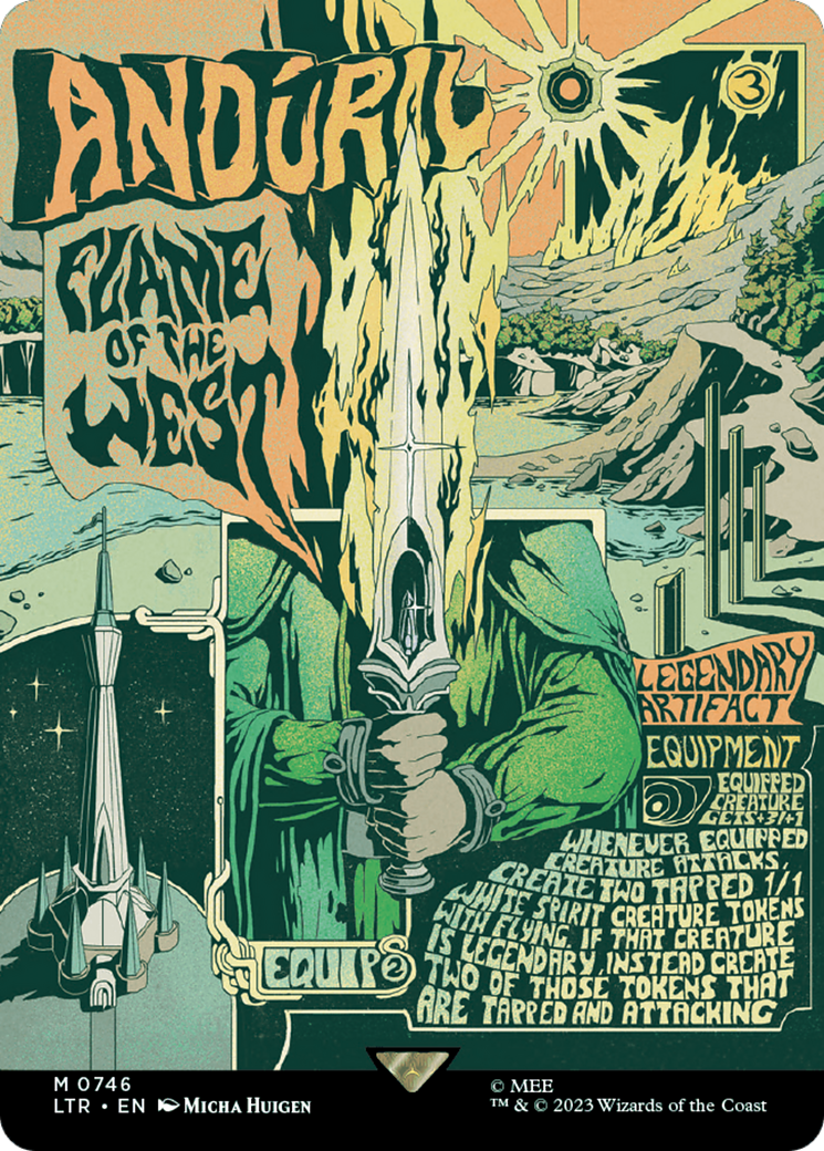 Anduril, Flame of the West (Borderless Poster) [The Lord of the Rings: Tales of Middle-Earth]-1