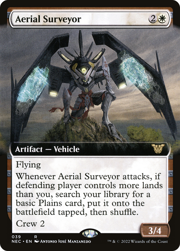 Aerial Surveyor (Extended Art) [Kamigawa: Neon Dynasty Commander]-1