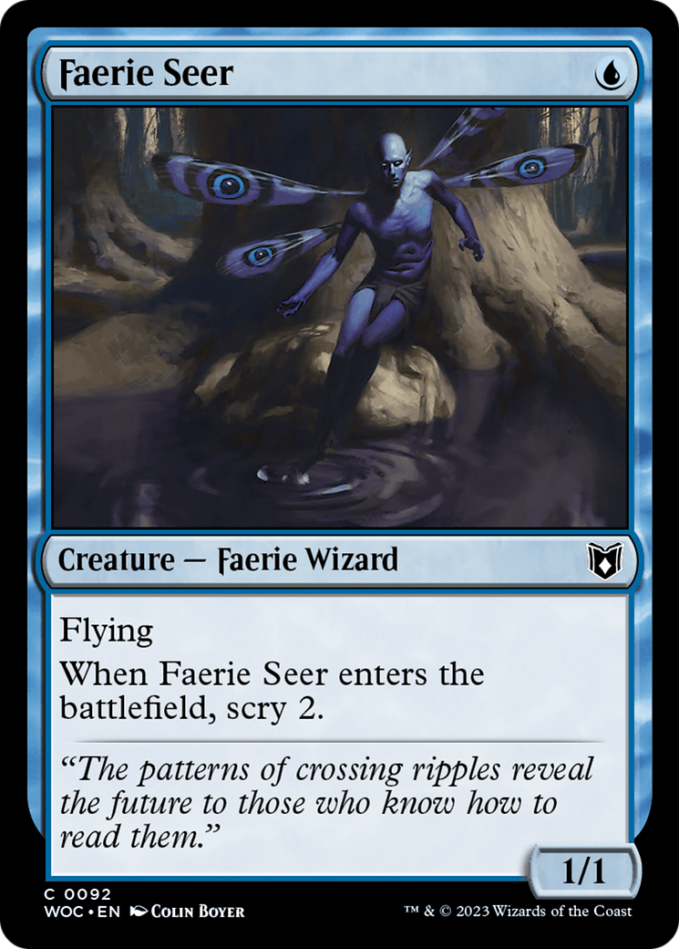 Faerie Seer [Wilds of Eldraine Commander]-1