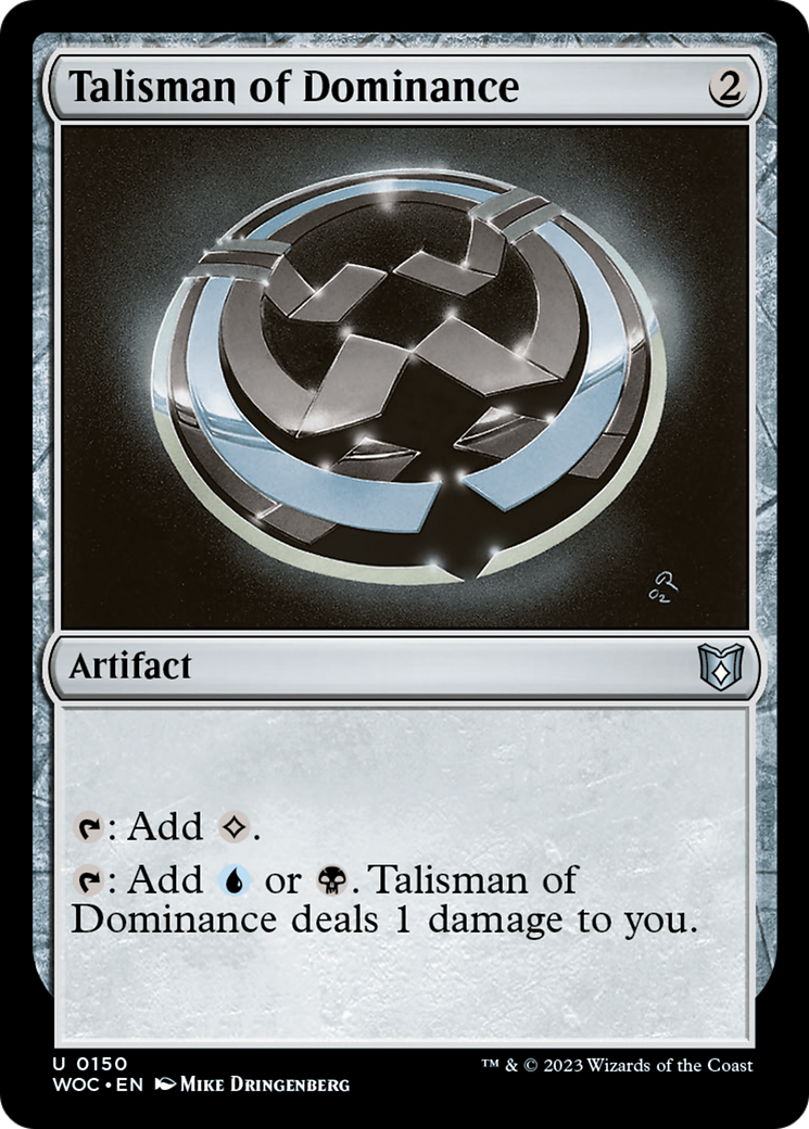 Talisman of Dominance [Wilds of Eldraine Commander]-1