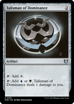 Talisman of Dominance [Wilds of Eldraine Commander]-1