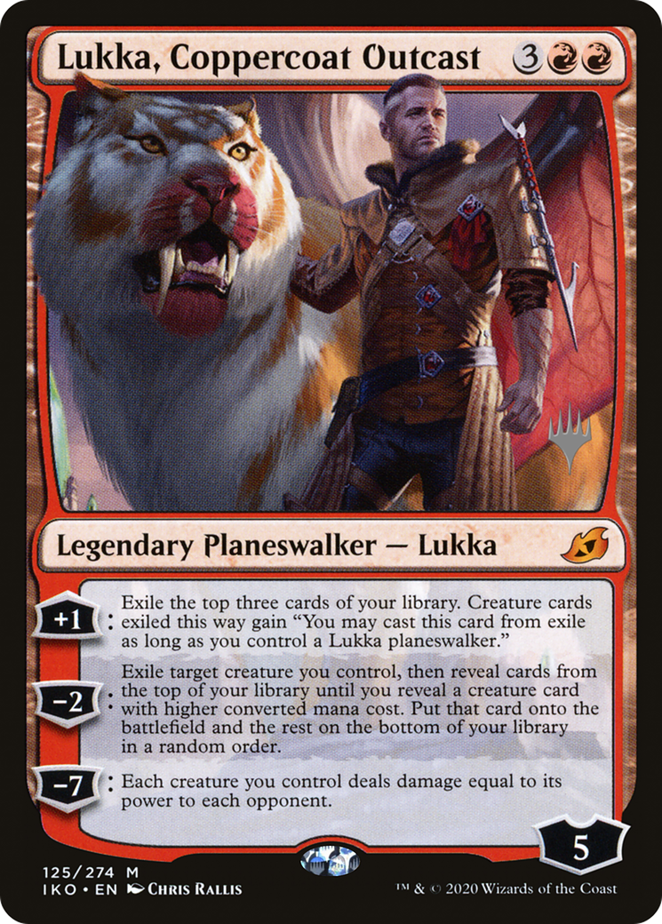 Lukka, Coppercoat Outcast (Promo Pack) [Ikoria: Lair of Behemoths Promos]-1
