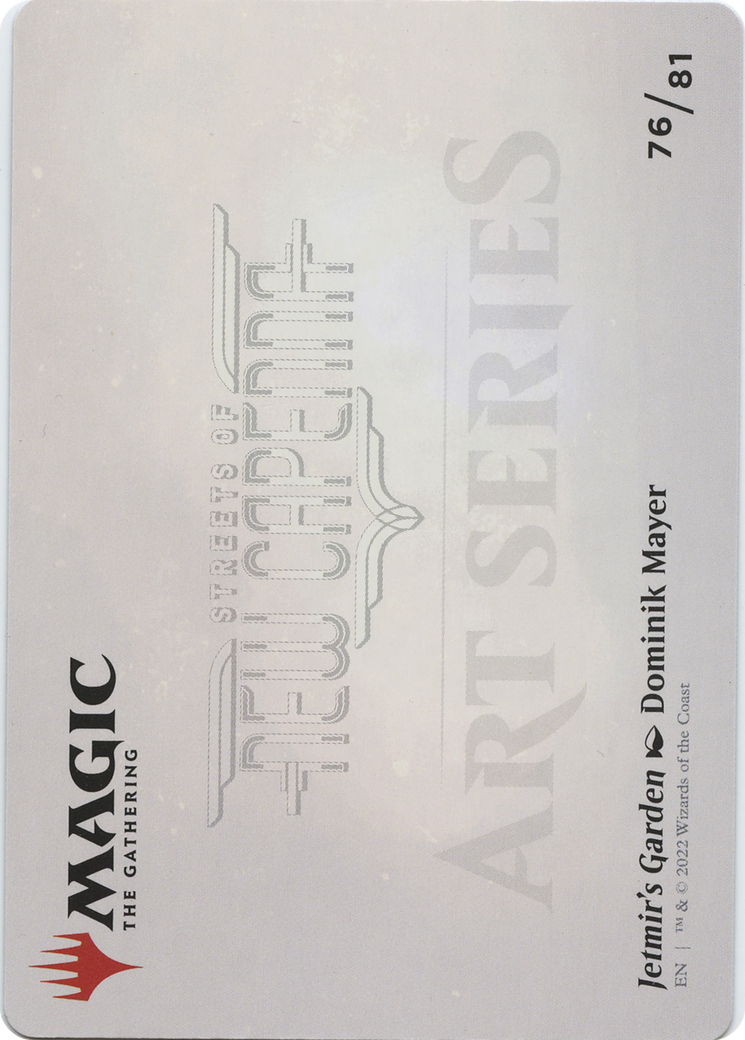 Jetmir's Garden // Jetmir's Garden (ASNC-076) - New Capenna Art Series (Borderless) Foil-2