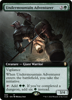 Undermountain Adventurer (Extended Art) (CLB-594) - Commander Legends: Battle for Baldur's Gate: (Extended Art)-1