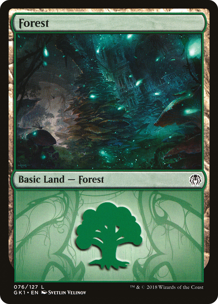 Forest (76) [Guilds of Ravnica Guild Kit]-1