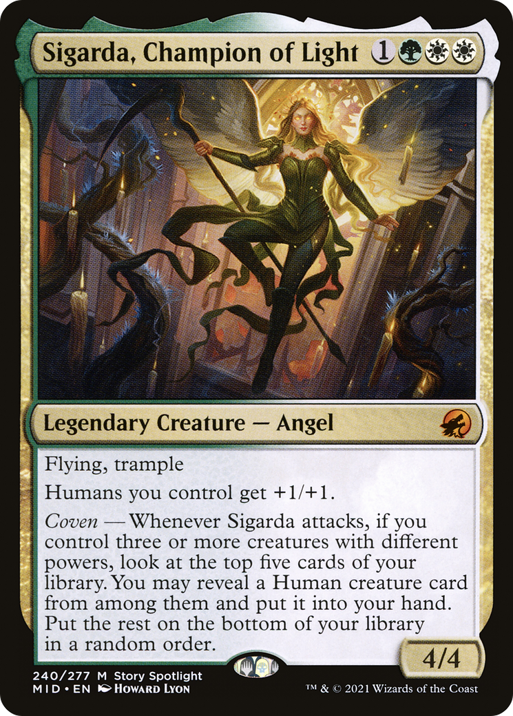 Sigarda, Champion of Light [Innistrad: Midnight Hunt]-1