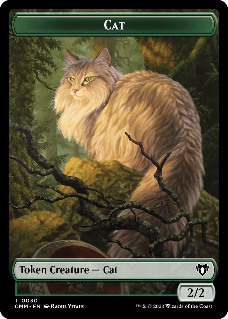 Cat Token (30) [Commander Masters Tokens]-1