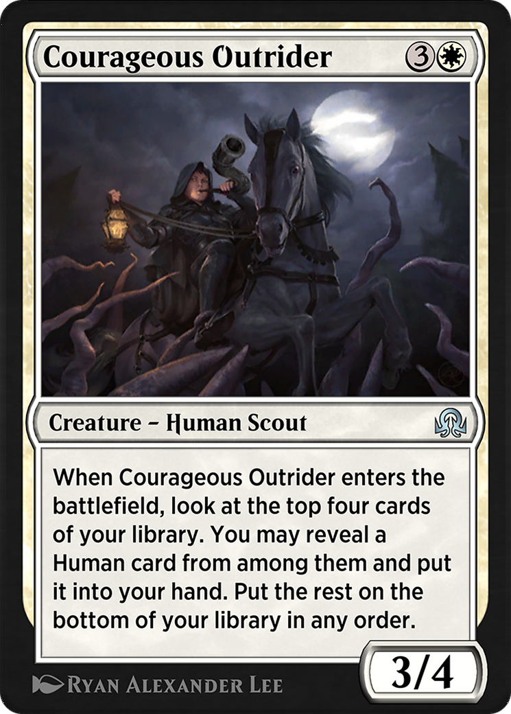 Courageous Outrider (SIR-020) - Shadows over Innistrad Remastered-1