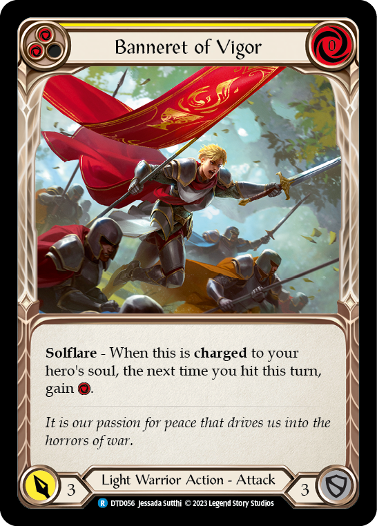Banneret of Vigor [DTD056] (Dusk Till Dawn)  Rainbow Foil-1