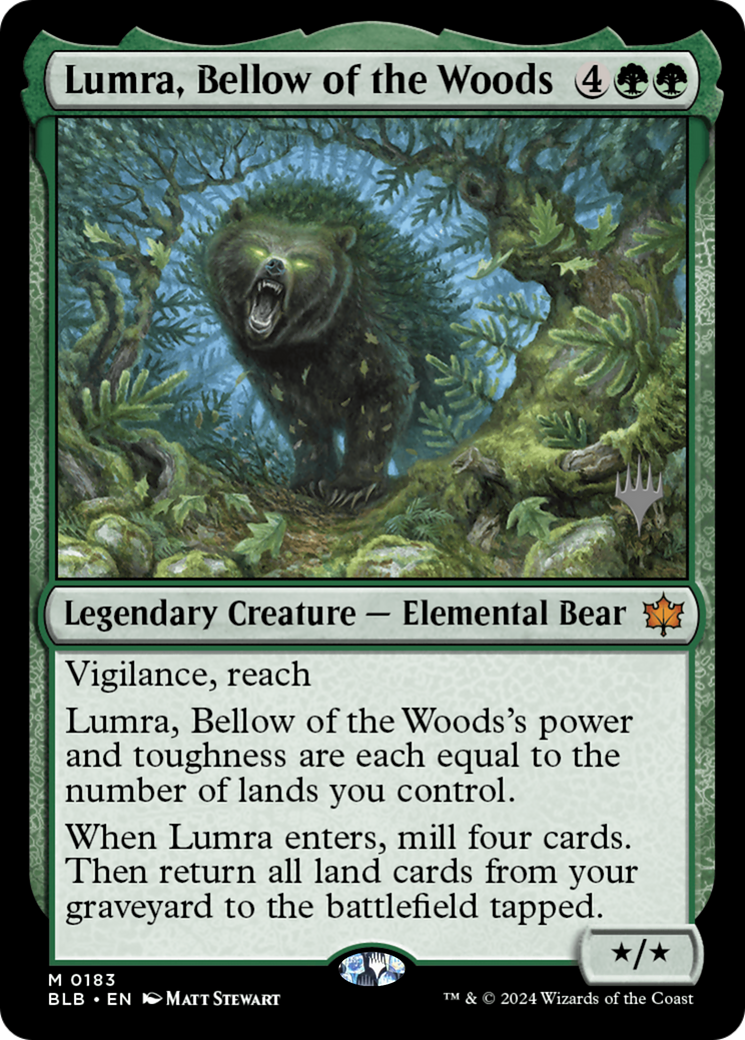 Lumra, Bellow of the Woods (Promo Pack) [Bloomburrow Promos]-1
