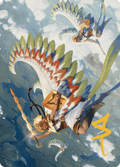 Resplendent Angel // Resplendent Angel (ALCI-005) - The Lost Caverns of Ixalan Art Series (Borderless) Foil-1
