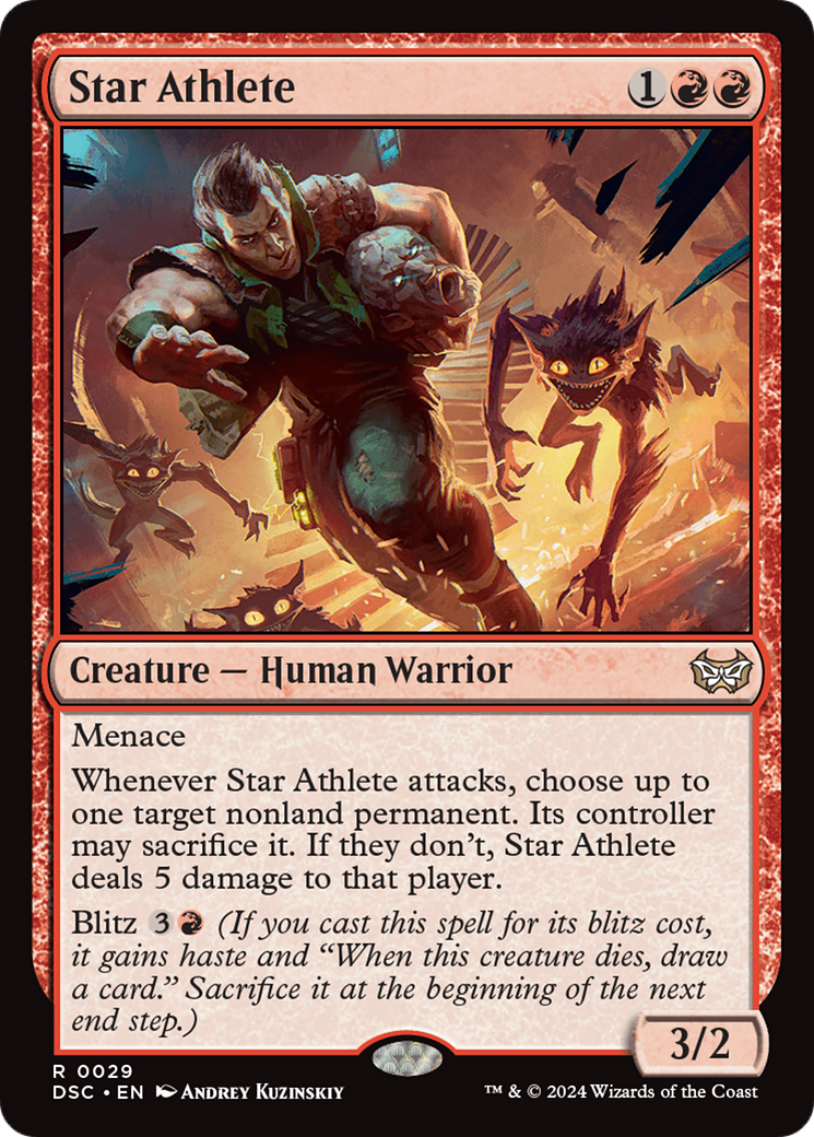 Star Athlete [Duskmourn: House of Horror Commander]-1