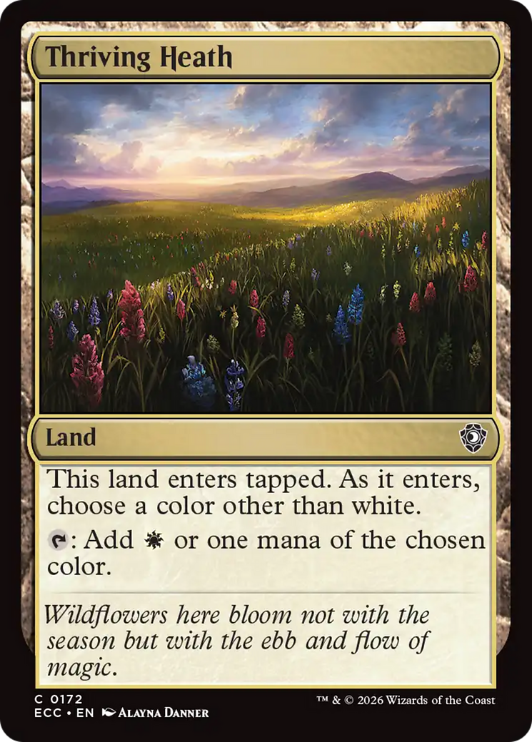 Thriving Heath [Lorwyn Eclipsed Commander]-1