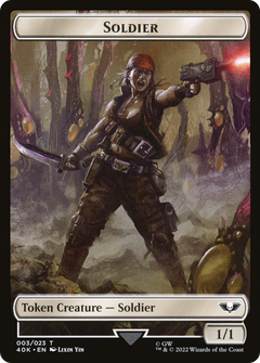 Soldier (T40K-003) - Warhammer 40,000 Tokens-1