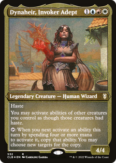 Dynaheir, Invoker Adept (Foil Etched) (CLB-532) - Commander Legends: Battle for Baldur's Gate Foil-1