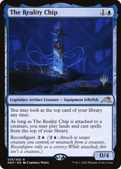 The Reality Chip (Promo Pack) [Kamigawa: Neon Dynasty Promos]-1