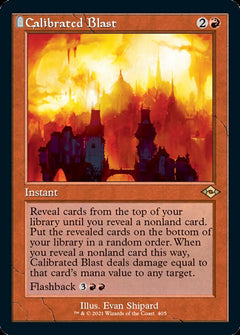 Calibrated Blast (Retro Foil Etched) [Modern Horizons 2]-1