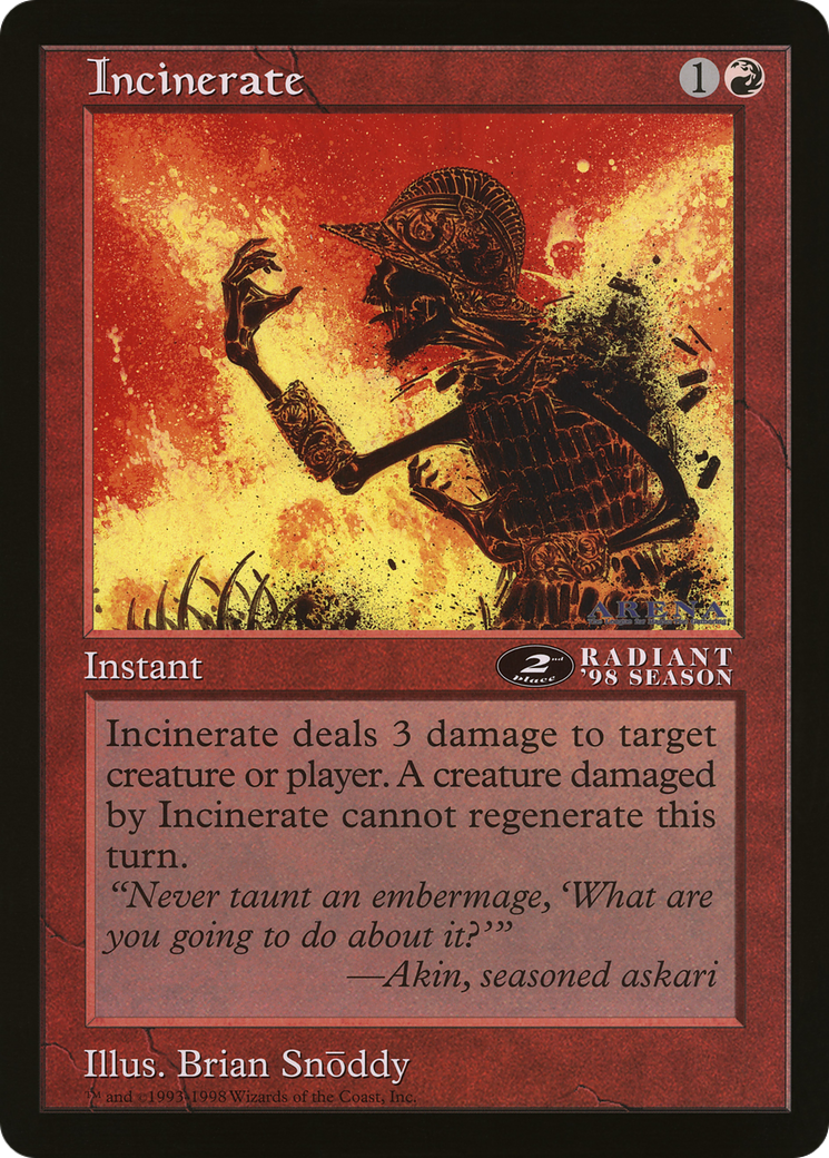 Incinerate (OLEP-043) - Oversized League Prizes-1