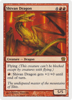 Shivan Dragon (9ED-219) - 9th Edition-1