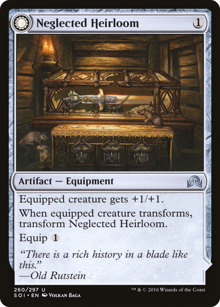 Neglected Heirloom // Ashmouth Blade [Shadows over Innistrad]-3