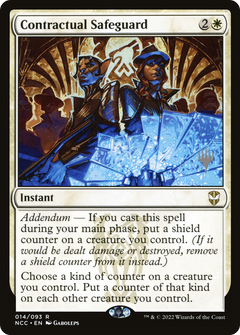 Contractual Safeguard (Promo Pack) [Streets of New Capenna Commander Promos]-1