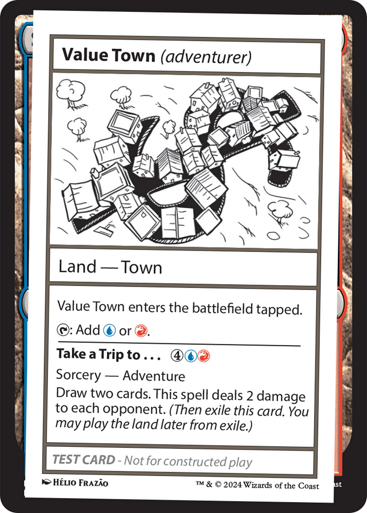 Value Town (adventurer) [Mystery Booster 2 Playtest Cards]-1