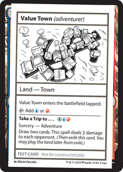 Value Town (adventurer) [Mystery Booster 2 Playtest Cards]-1