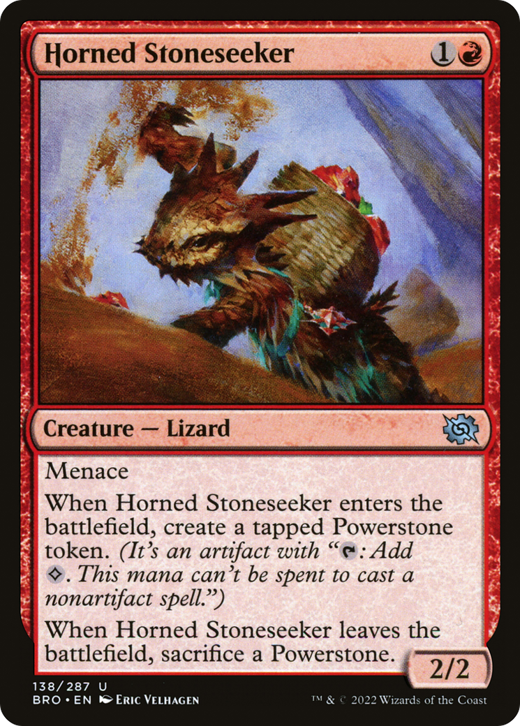Horned Stoneseeker [The Brothers' War]-1