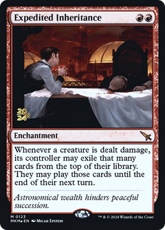 Expedited Inheritance [Murders at Karlov Manor Prerelease Promos]-1