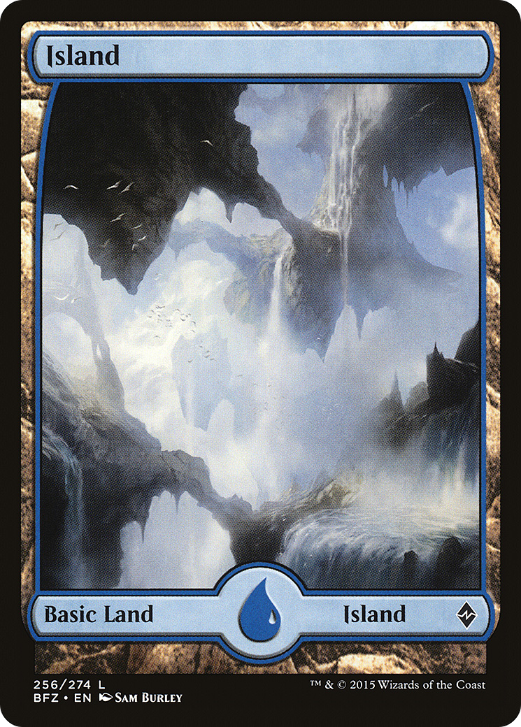 Island (256) (Full Art) [Battle for Zendikar]-1