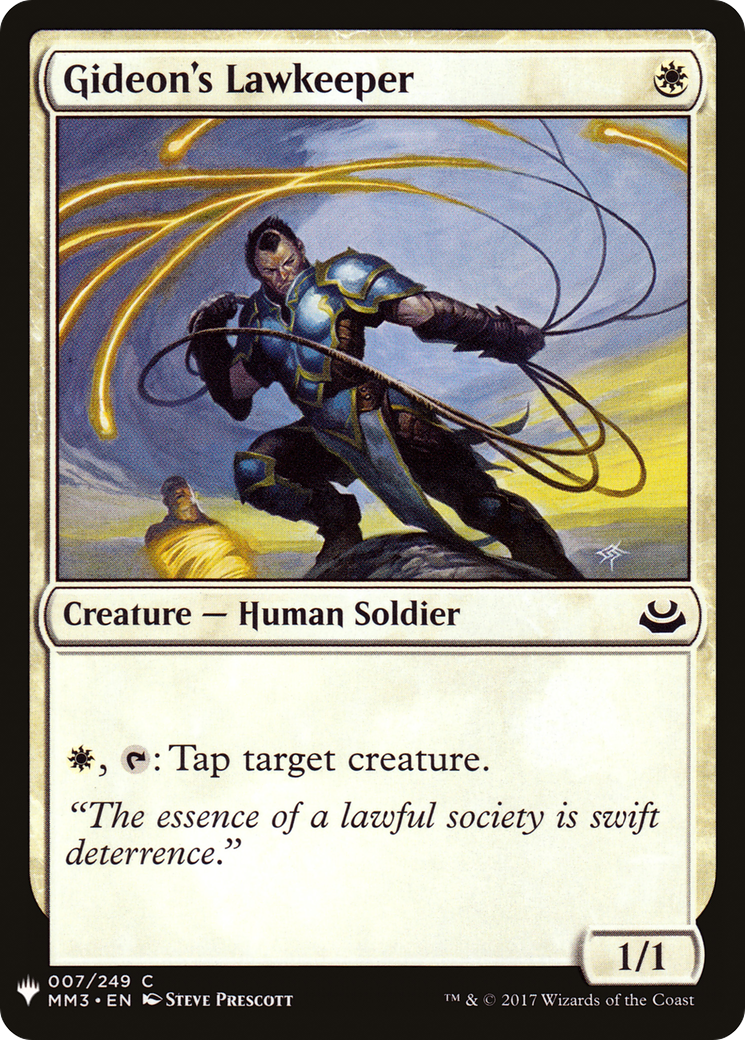 Gideon's Lawkeeper [Mystery Booster]-1