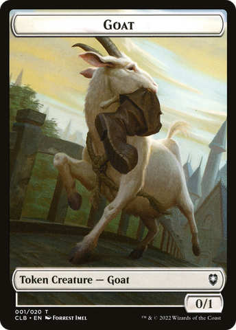 Goat Token [Commander Legends: Battle for Baldur's Gate Tokens]
