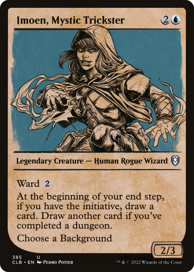 Imoen, Mystic Trickster (Showcase) [Commander Legends: Battle for Baldur's Gate]-1