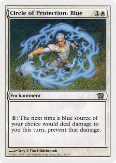 Circle of Protection: Blue (8ED-011) - 8th Edition-1