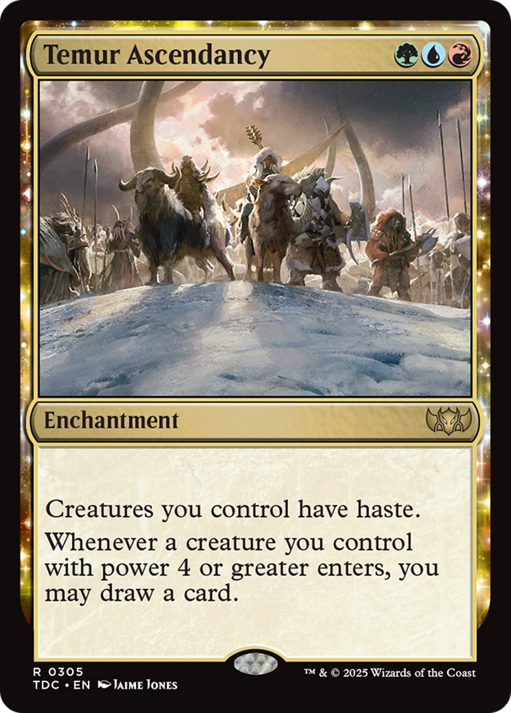 Temur Ascendancy [Tarkir: Dragonstorm Commander]-1